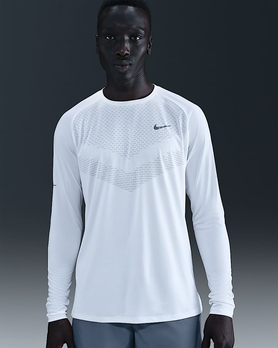 陸上用シャツ NNRUNNING Nike dri-fit long sleeve Nike Stride Men's Dri-FIT ADV Long-Sleeve Running Top. Nike.com